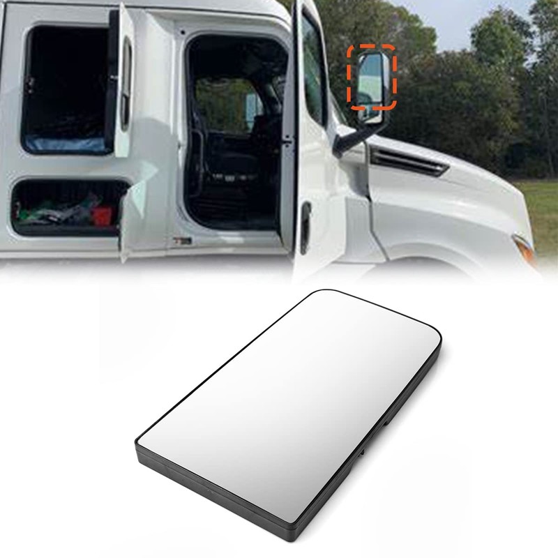 High Soar Upper Mirror Glass for Freightliner Cascadia 2007-2018, Door