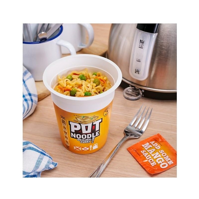 Pot Noodle Original Curry Flavour - 90g - Pack of