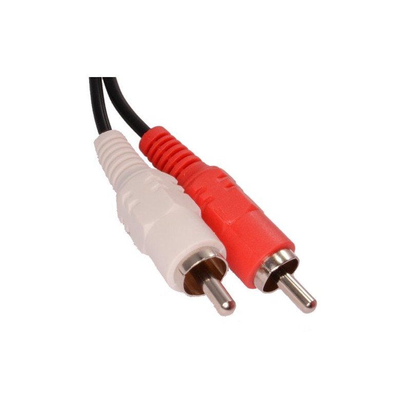 kenable Stackable 2 x RCA Phonos to Phonos Audio Cable