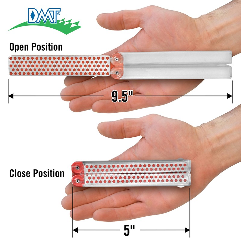 DMT (Diamond Machining Technology) Double Sided Diafold Sharpener - Fine
