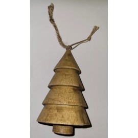 Christmas Ornament Wood Tree 5 X 3", Multiple Available