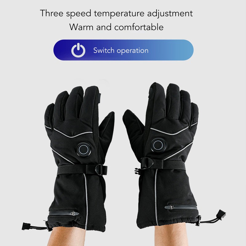 Touch Screen Heated Gloves Washable Electric Heater Gloves for Outdoor