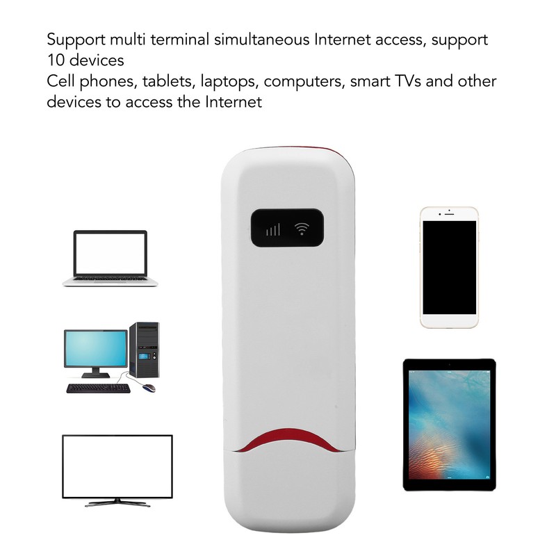 4G LTE USB Portable WiFi Router 150Mbps High Speed Internet