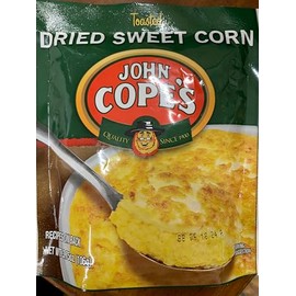 John Cope's Toasted, Dried Sweet Corn With Recipes For Gourmet Baked Corn Dishes, 3.75 Oz. (Pack of 4)