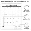 2026-2027 Wall Calendar - Runs from July 2026 until December