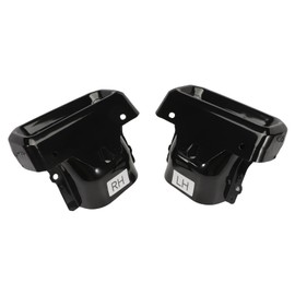 Anlseiod 1 Pair Exhaust Tips Bezels compatible for Silverado Sierra 2019 2020 2021 2022 2023 2024 Exhaust Tips Black RH/LH Exhaust Tips Bezels Replace 2253506 84434641 84434642