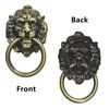 YankMooM 6 Pack Lion Head Knob Pull Handle Metal Drawer