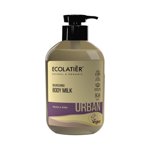 Ecolatier® Urban Series Nourishing Body Milk 400 ml Rich Care for Deep Hydration and Natural Shine of Skin
