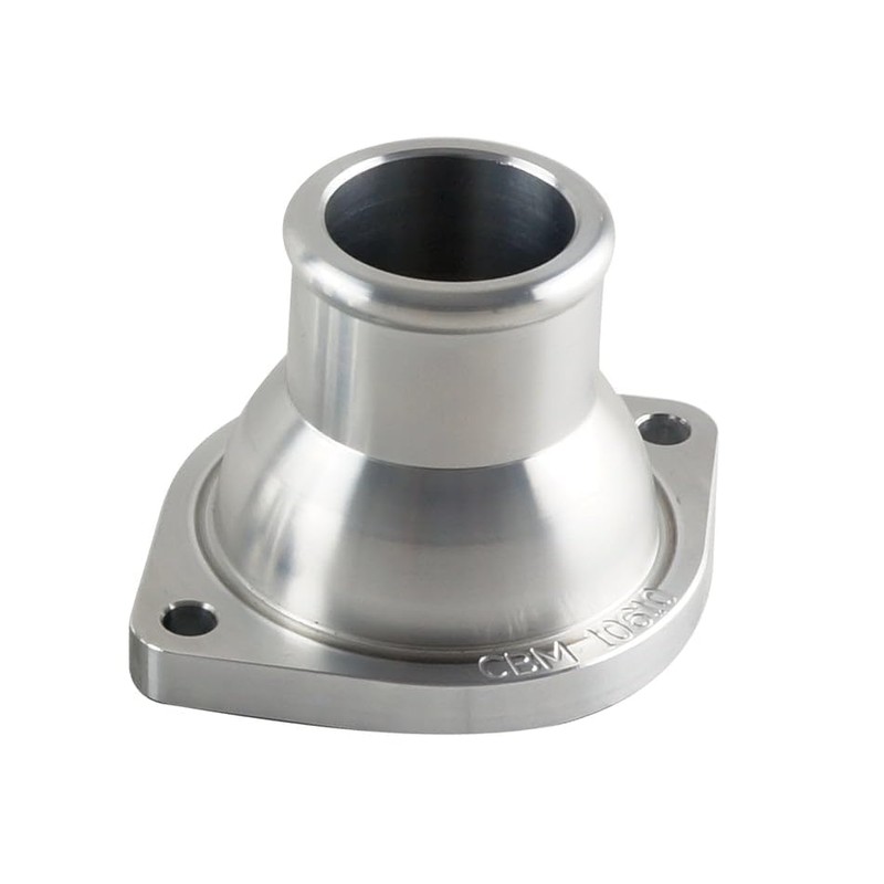 BILLET LS SERIES STRAIGHT 1.5" BARBED END THERMOSTAT HOUSING KIT