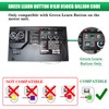 LAWOHO 81LM Garage Door Remote Control Keychain Compatible with Green