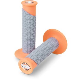 Pro Taper Clamp On Grips - Pillowtop (NEON Orange/Grey)
