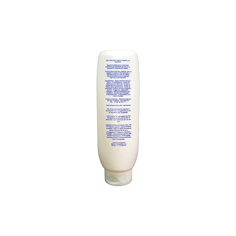 Gel Alaciador para el Cabello con Keratina y Aceite de