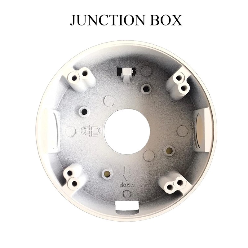 Auroh CCTV Camera Metal Junction Box White – Universal Waterproof