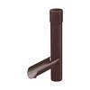 INEFA Rain collector for downpipe, PVC DN 75 dark brown,