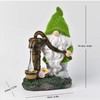 Solar Gnome Garden Statue for Outdoor Decor – Cute LED