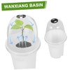 ORFOFE 2sets Outdoor Sturdy Plastic Decorative Flower Pot Lid Garden