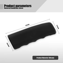 UGSHY - 1 funda de freno de mano para coche, protector de freno de mano en forma de onda, cubierta decorativa de silicona, para palancas de freno de coche