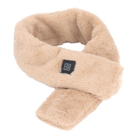 Heated Scarf Relieve Neck Pressure Keep Warm USB Rechargeable Soft Plush Long Lasting Heating Neck Wrap for Winter