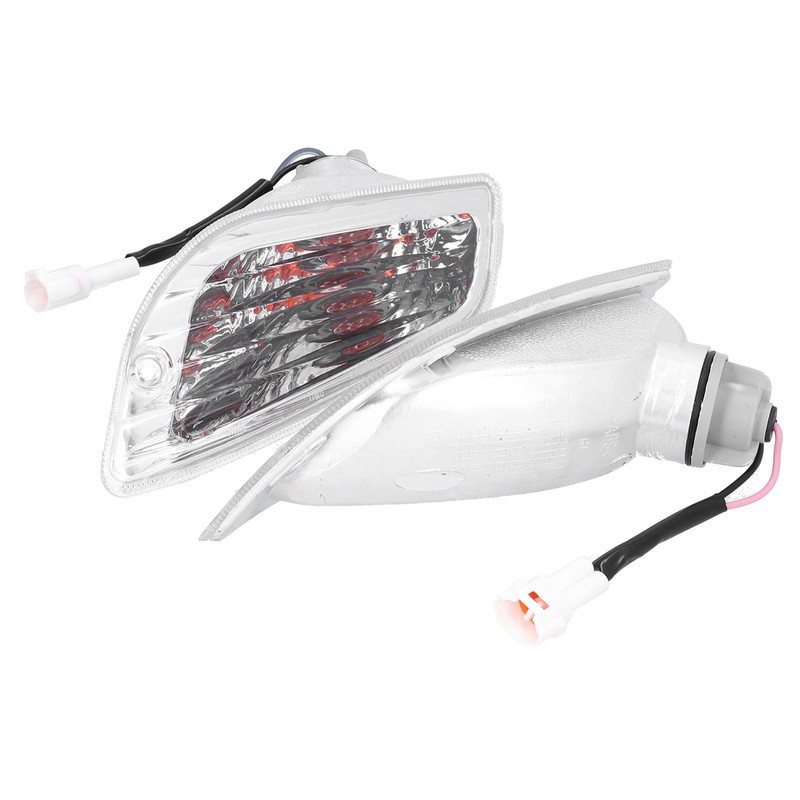 Pair Front Turn Signal Light Plastic 204360F Fit for Piaggio