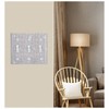 Shiny Silver Rhinestones Wall Plate Cover Triple Toggle Light Switch