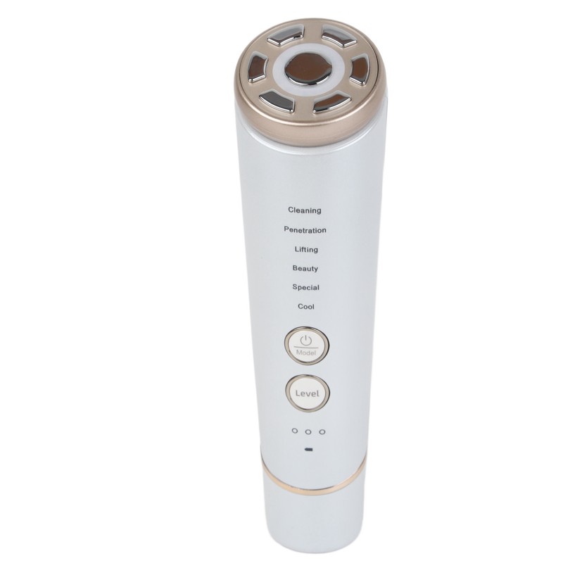 RF Skin Rejuvenation Machine Microcurrent Red Blue Lighting Anti Aging