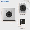 ELEGRP NEMA TT-30R RV Receptacle, 30A 125V Flush Mounting Power