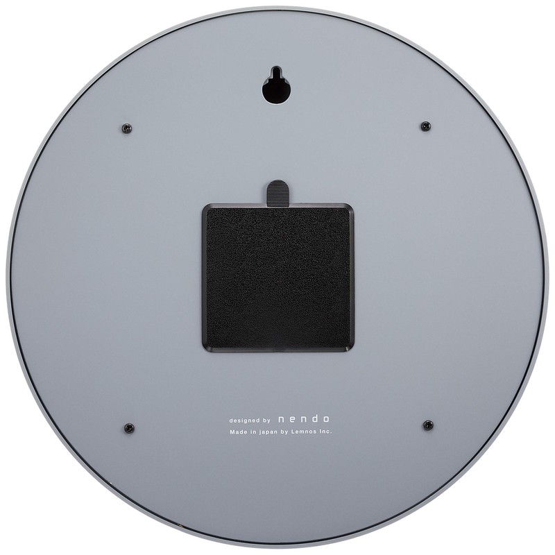 Lemnos Dandelion Wall Clock NL14-11 GY Dandelion Grey Analog