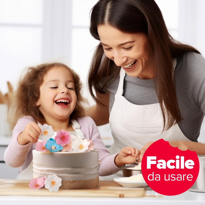 dekora – Fiori commestibili per torte – 18 camelie in