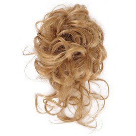 Short curly hair ball Wig Fancy Dress Cosplay Role play POP Party Costume Women's Ladies (Gold)