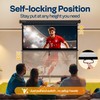 VIVOHOME 120 Inch 1:1 Pull Down Projector Screen, HD 4K