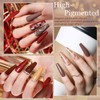 modelones modelones Gel Nail Polish Set, 6 PCS Nude Brown