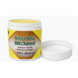 Pomada de Arnica 100% Natural Cont 125 Grs. Ideal para Golpes y Dolores Musculares con Ingredientes que Disminuyen Rapidamente los Inchazones.
