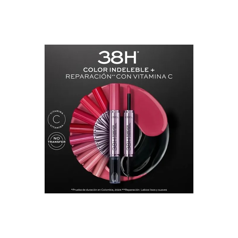 Labial Forever Dual No Transfiere Con Bálsamo Lbel