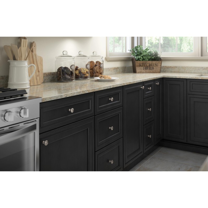 Franklin Brass Round (1-Pack) Cabinet Knobs | Satin Nickel Handles