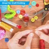 PATIKIL 4" Length Plastic Sewing Needle Storage Holder, 10 Pcs
