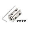 PATIKIL Rigid Coupler Rigid Shaft Coupler Motor Shaft Joint Connector