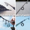 9KM DWLIFE Fishing Rod Repair Ceramic Guide Ring 28pcs Replacement