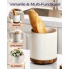 getstar 360° Rotating Kitchen Utensil Holder, Large Ceramic Cooking Utensil
