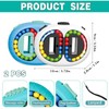 DERJDISF Magic Bean Educational Toy - Multifunctional Car Ride Activity