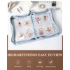 AOLEIXIYA Travel Jewelry Organizer Book Clear Earring Book Transparent Jewelry