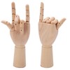 Wooden Hand Model Movable Flexible Durable Wood Wide Application Wooden