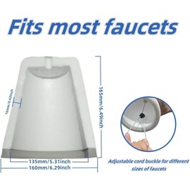 Awoopdan 3pcs Faucet Covers for Winter Outdoor Foam Insulation Reusable & Easy to Install