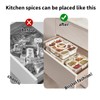 Divided Snackle Box Container - 8 Compartments serving tray with
