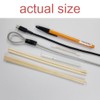 SSACK 4mm(5/32inch) 3.3ft 5ft 6.6ft 9.9ft Braided Stainless Steel Coated