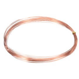uxcell 99.99% 26 Gauge 0.4mm Pure Copper Wire 10m/33 ft Soft Craft Copper Wire Tarnish Resistant Jewelry Wire for Jewelry Making Beading DIY Crafts Supplies, Copper