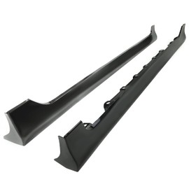 KUAFU Side Skirt Body Kit Replacement Compatible with 2003-2008 Toyota Corolla Rocker Panel Guard Trim Extensions Pair Plastic Black