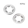 sourcing map M10 Washer 9.1mm I.D. 19mm O.D. Internal Tooth