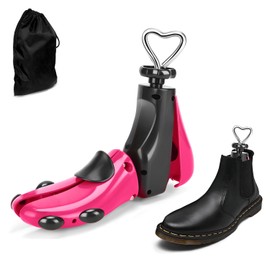 CuteHome Shoe Stretcher for Men Women Boot Stretcher Extends Length and Width of Shoe (Single, S), Red, Size 4-8, Small, Red, UK 4-8