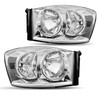 JSBOYAT Headlight Assembly Fits for 2006-2008 Dodge Ram 1500/2006-2009 Dodge