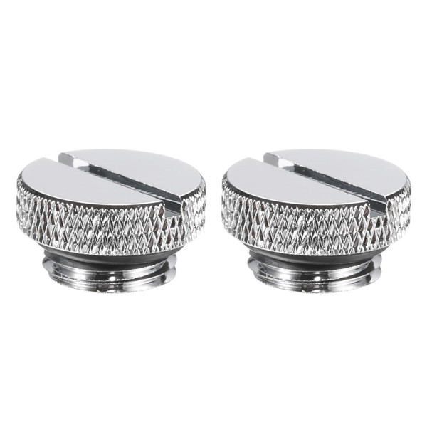 sourcing map 2pcs Water Stop Plug Fitting G1/4" Thread Pc
